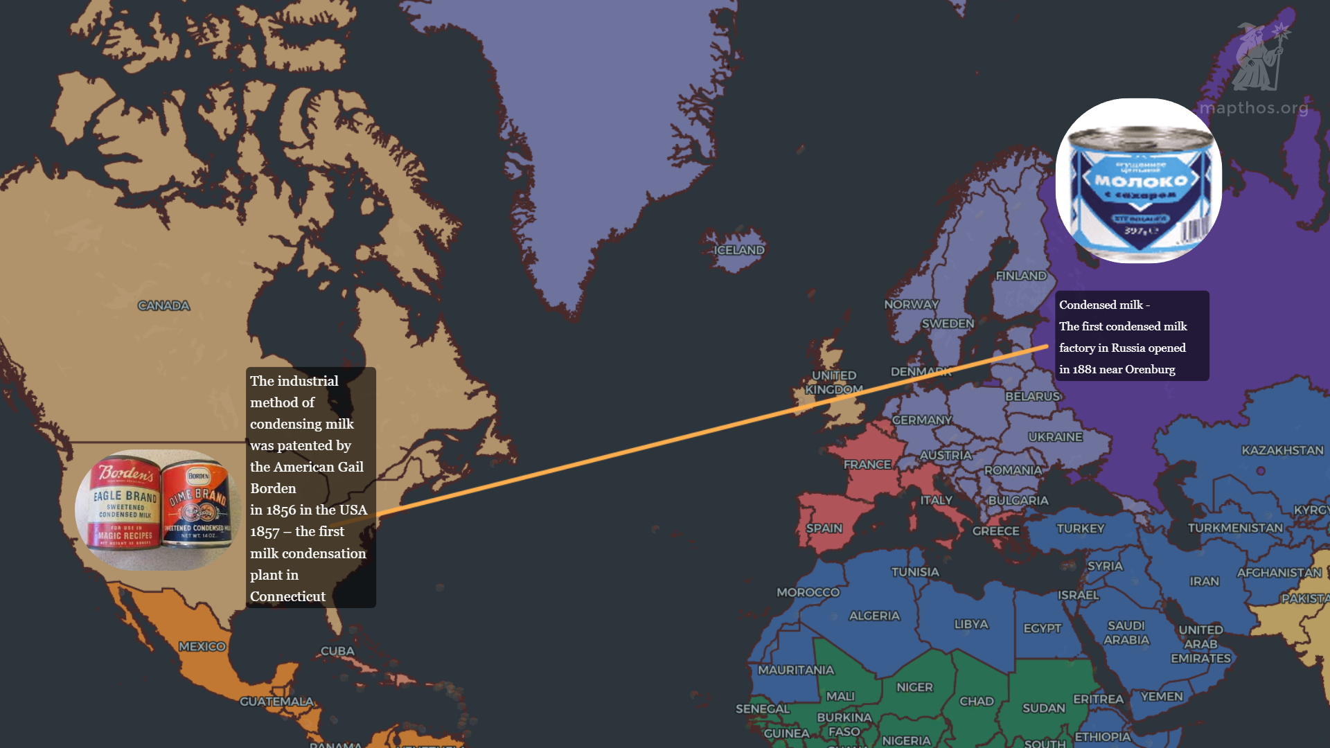 Condensed Milk Consumption Map 2025